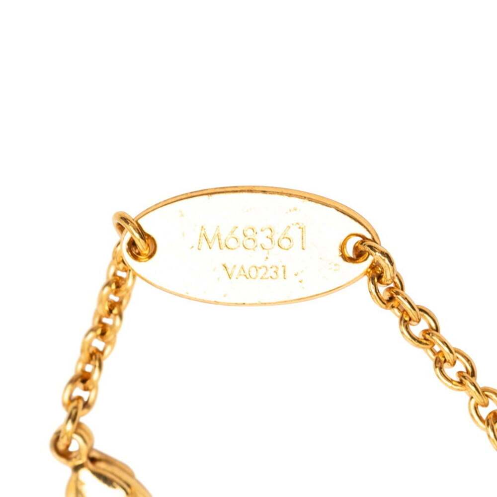 LOUIS VUITTON Gold Pearl Charm Bracelet - Picture 8 of 8